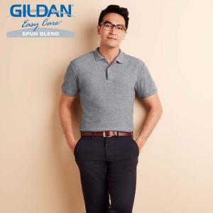 Gildan 73800 Easy Care Blended 成人珠地網眼馬球服