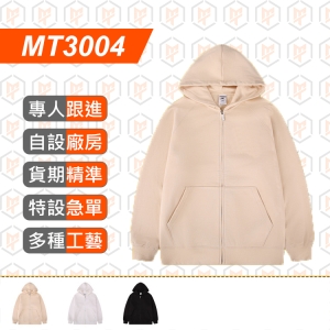 MT3004-AG488加厚 拉鍊衛衣