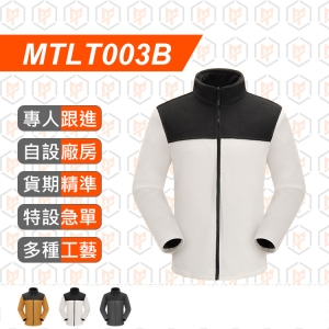 MTLT003B--搖粒絨單穿拉鍊衛衣加厚外套