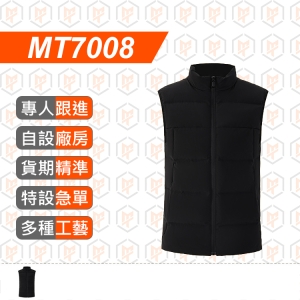 MT7008--秋冬新款 60灰鴨絨 加厚羽絨背心外套